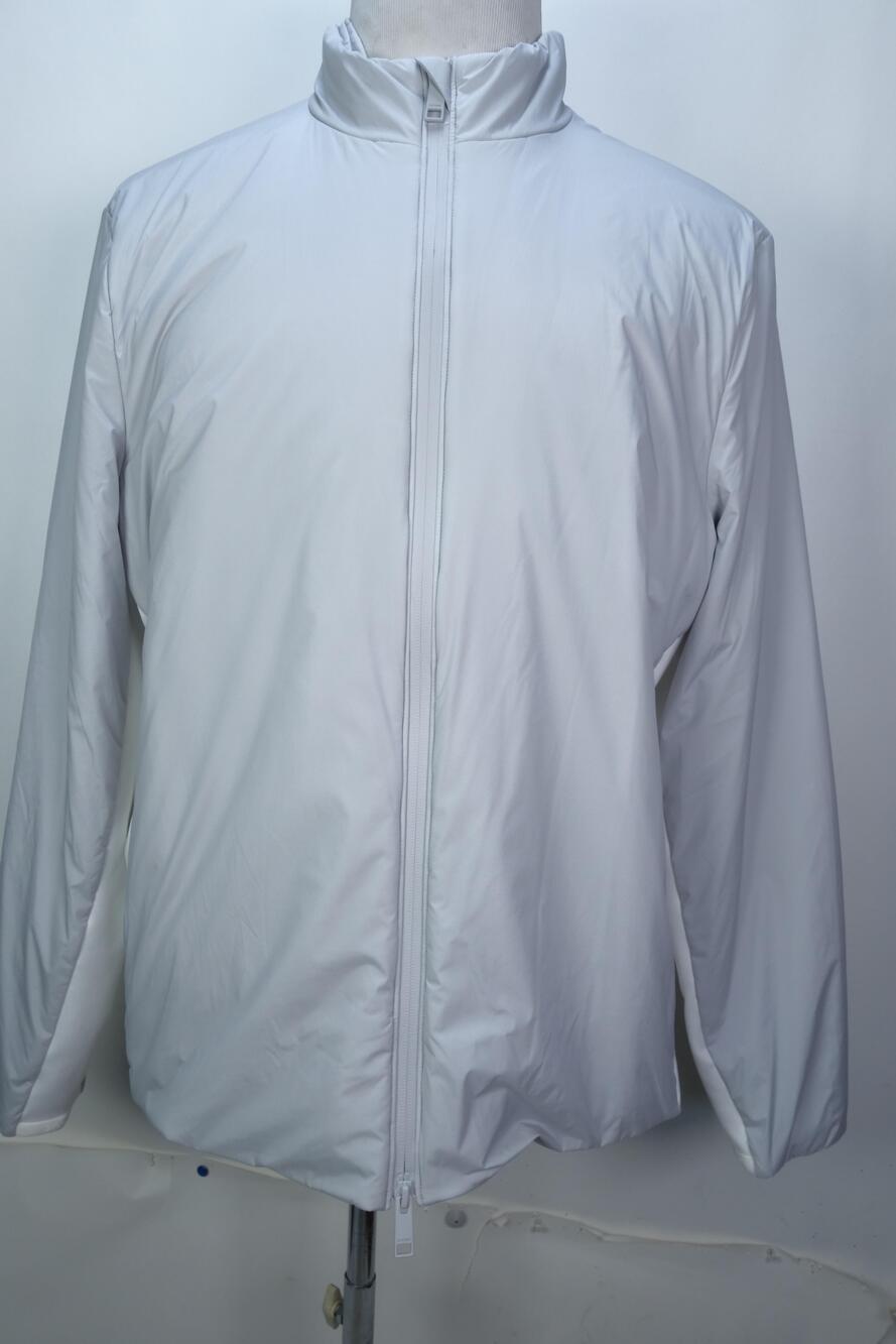 G/FORE Golf Jacket Mens Large Gray White Colorblock Full Zip